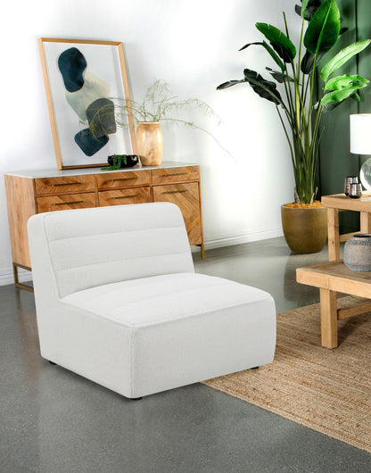 Sunny Armless Chair - Ivory