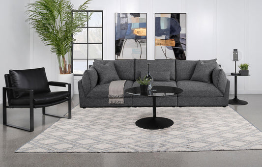 Sasha Sofa in Barely Black - Coaster Furniture