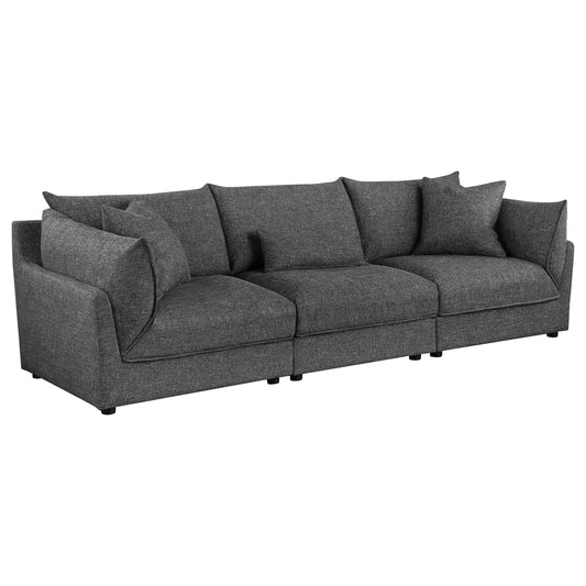 Sasha Sofa in Barely Black - Coaster Furniture