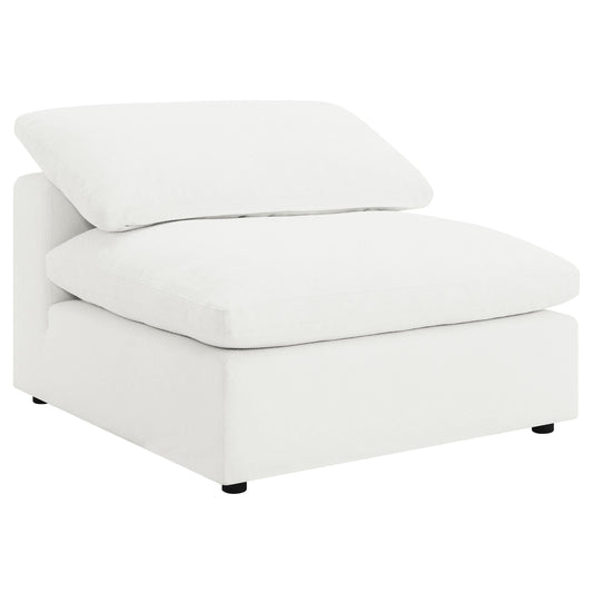 Raleigh Armless Chair in Ivory - Coaster Furniture