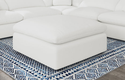 Raleigh Ottoman in Ivory - Coaster Furniture