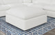 Raleigh Ottoman in Ivory - Coaster Furniture