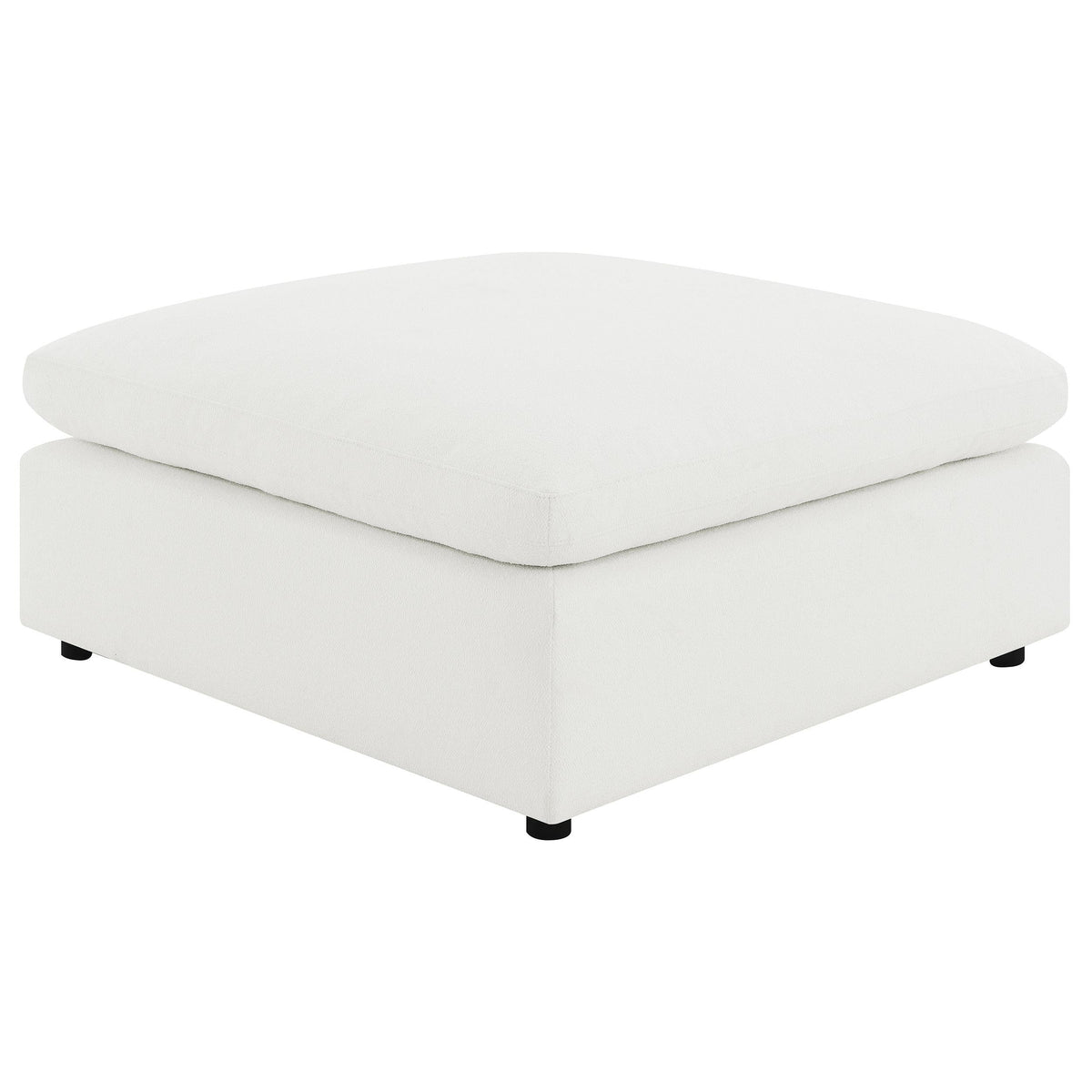 Raleigh Ottoman in Ivory - Coaster Furniture