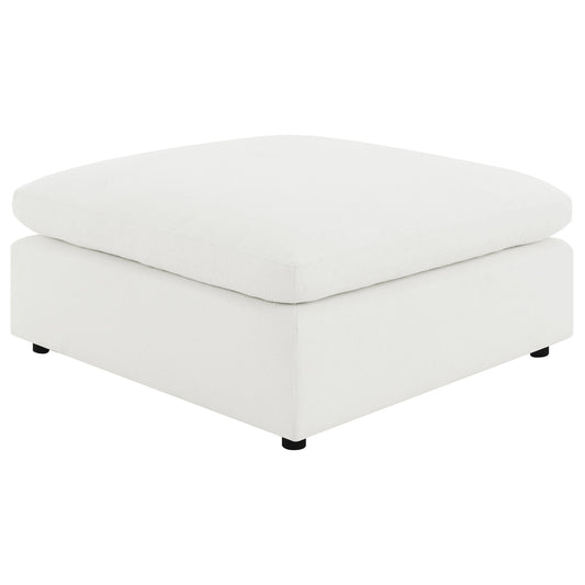 Raleigh Ottoman in Ivory - Coaster Furniture