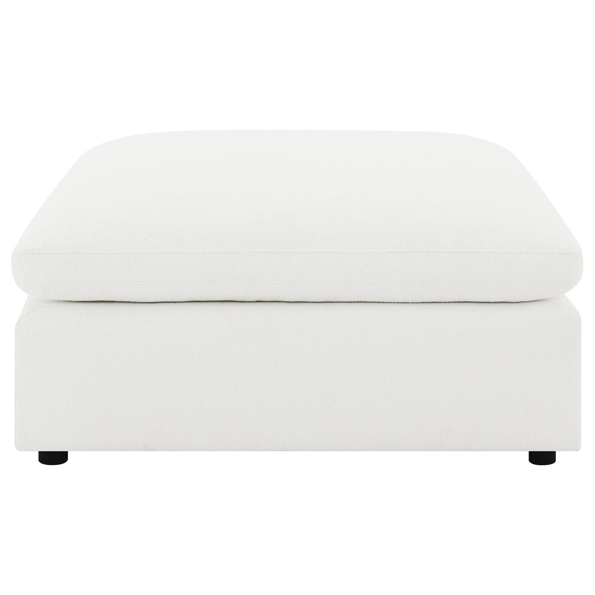 Raleigh Ottoman in Ivory - Coaster Furniture