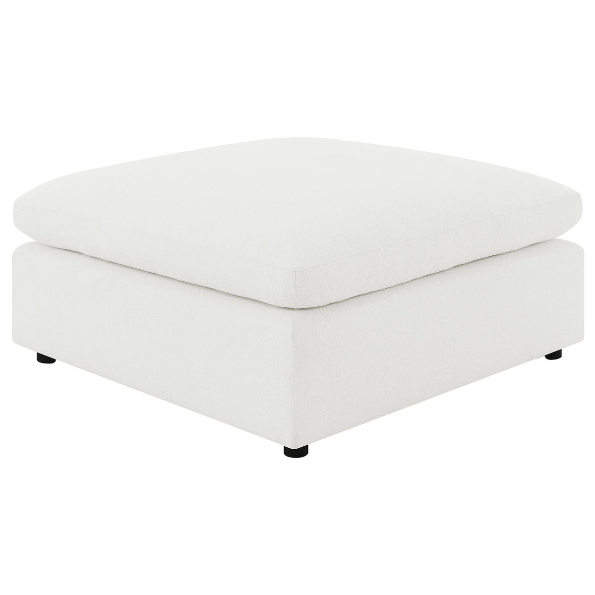 Raleigh Ottoman in Ivory - Coaster Furniture