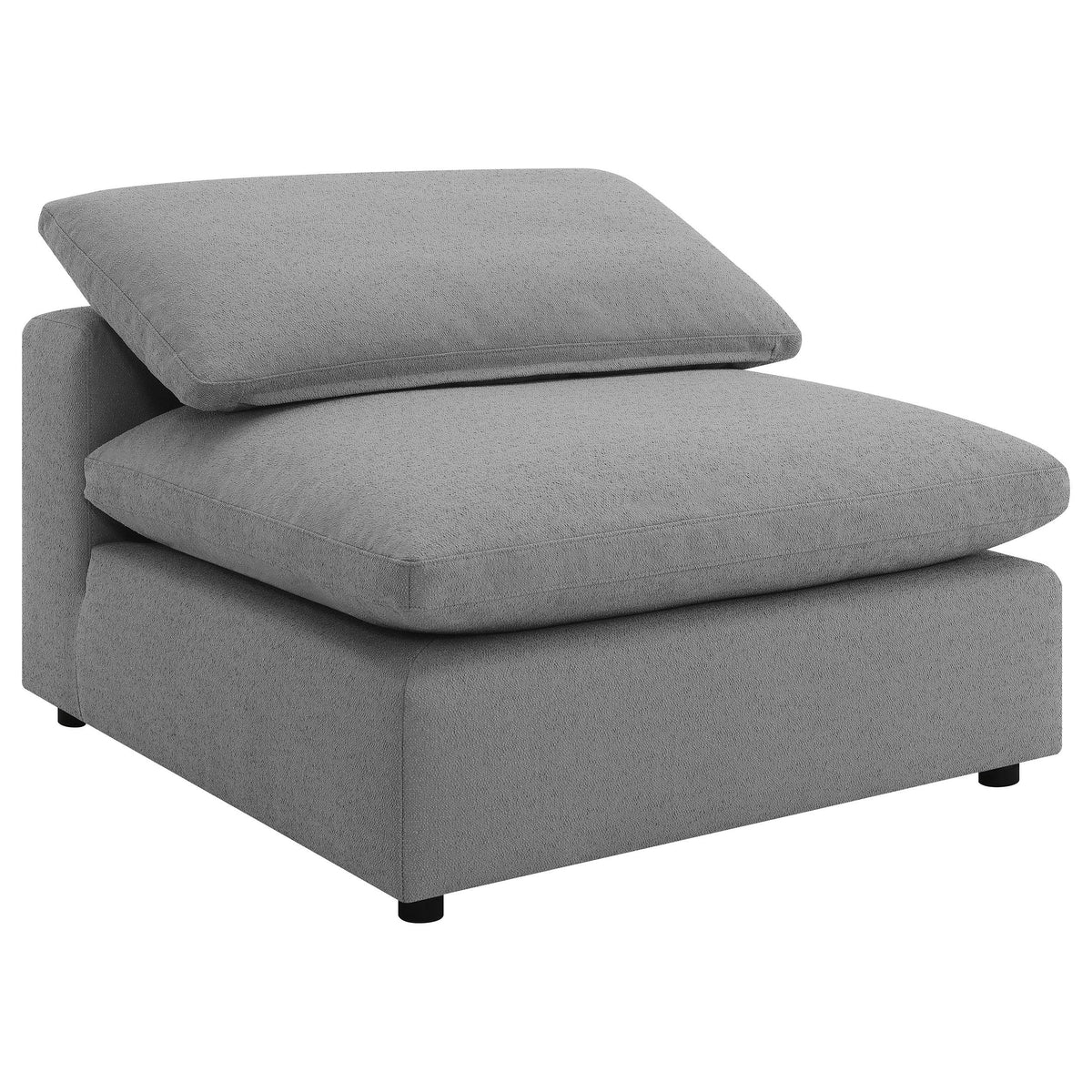 Raleigh Armless Chair in Ivory - Coaster Furniture