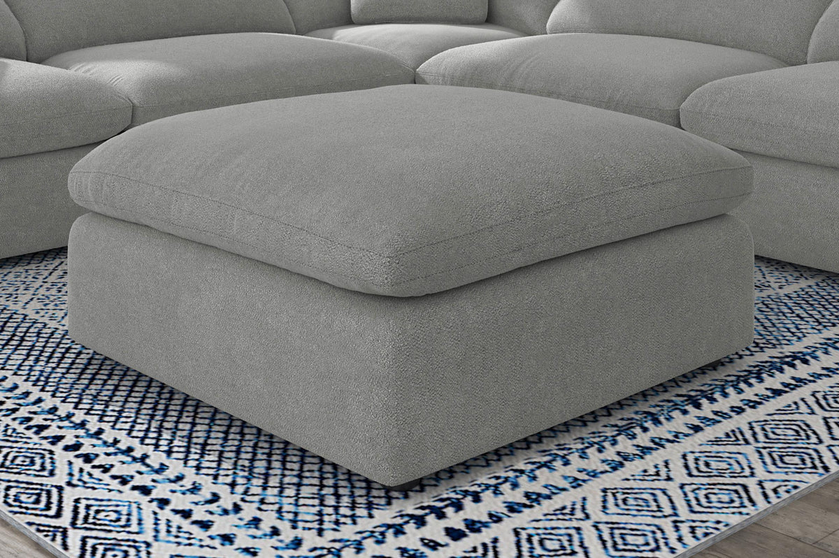 Raleigh Ottoman in Ivory - Coaster Furniture