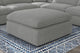 Raleigh Ottoman in Ivory - Coaster Furniture
