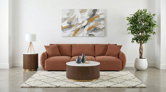 Elysia Sofa in Coral - Coaster Furniture