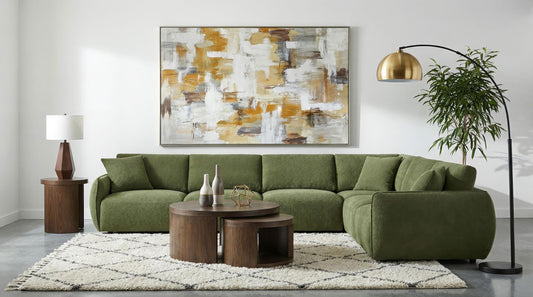 Elysia Sectional 6-Piece Set in Coral - Coaster Furniture
