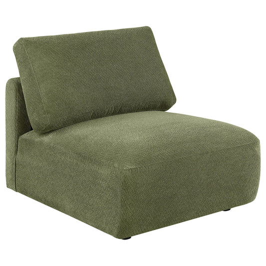 Elysia Armless Chair in Coral (551895)