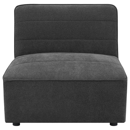 Sunny Armless Chair - Dark Charcoal