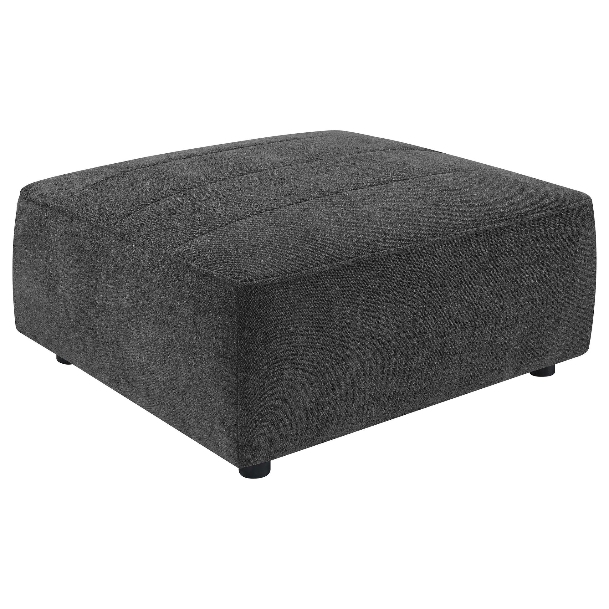 Sunny Ottoman - Dark Charcoal