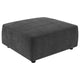 Sunny Ottoman - Dark Charcoal