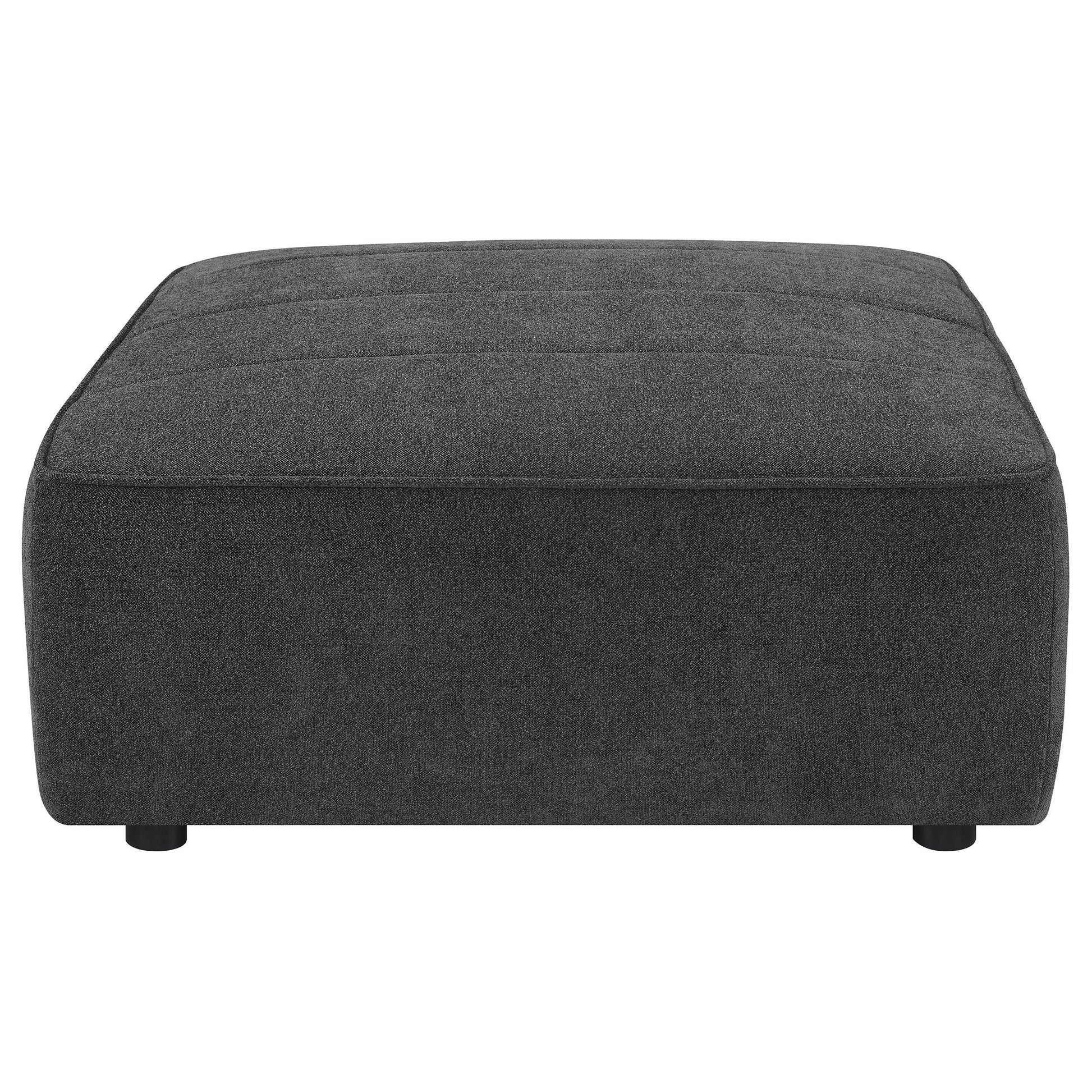 Sunny Ottoman - Dark Charcoal