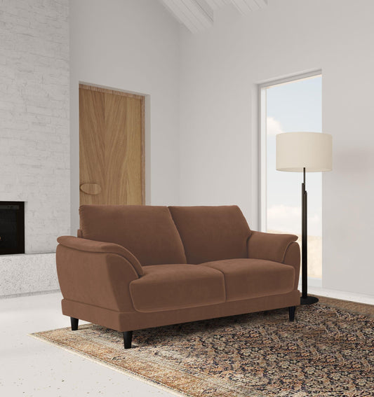 Selma Loveseat in Rust - Coaster Furniture