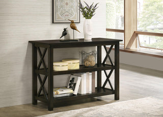 Rachelle Sofa Table in Dark Merlot - Coaster Furniture