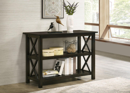 Rachelle Sofa Table in Dark Merlot - Coaster Furniture