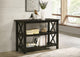 Rachelle Sofa Table in Dark Merlot - Coaster Furniture