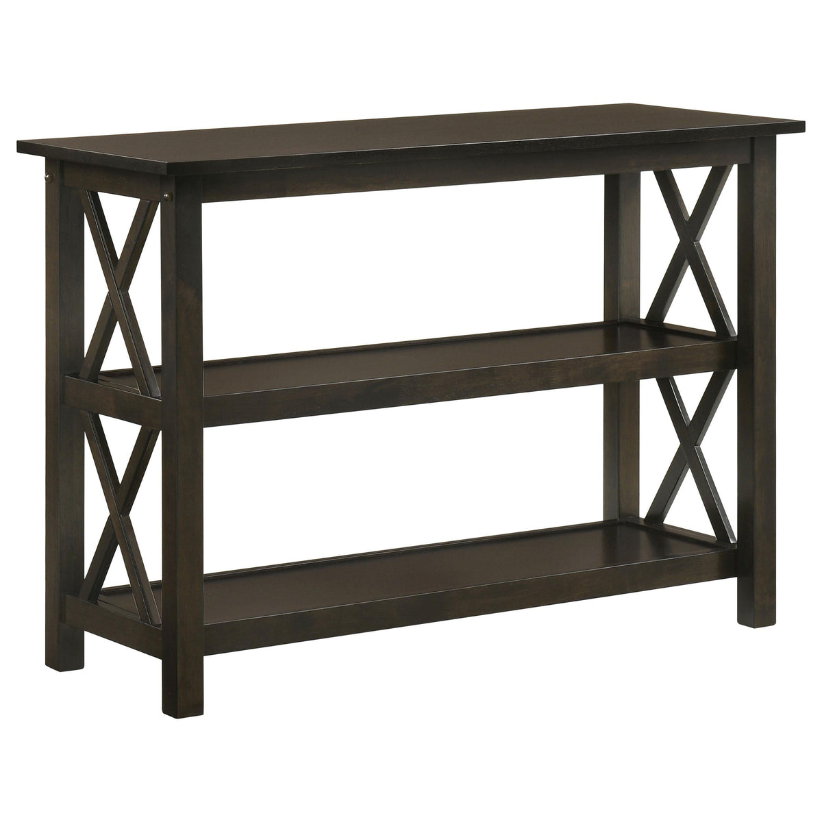 Rachelle Sofa Table in Dark Merlot - Coaster Furniture
