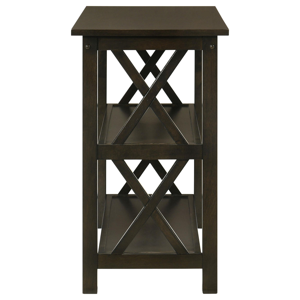 Rachelle Sofa Table in Dark Merlot - Coaster Furniture