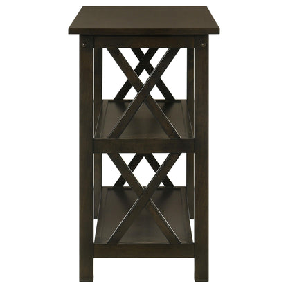 Rachelle Sofa Table in Dark Merlot - Coaster Furniture