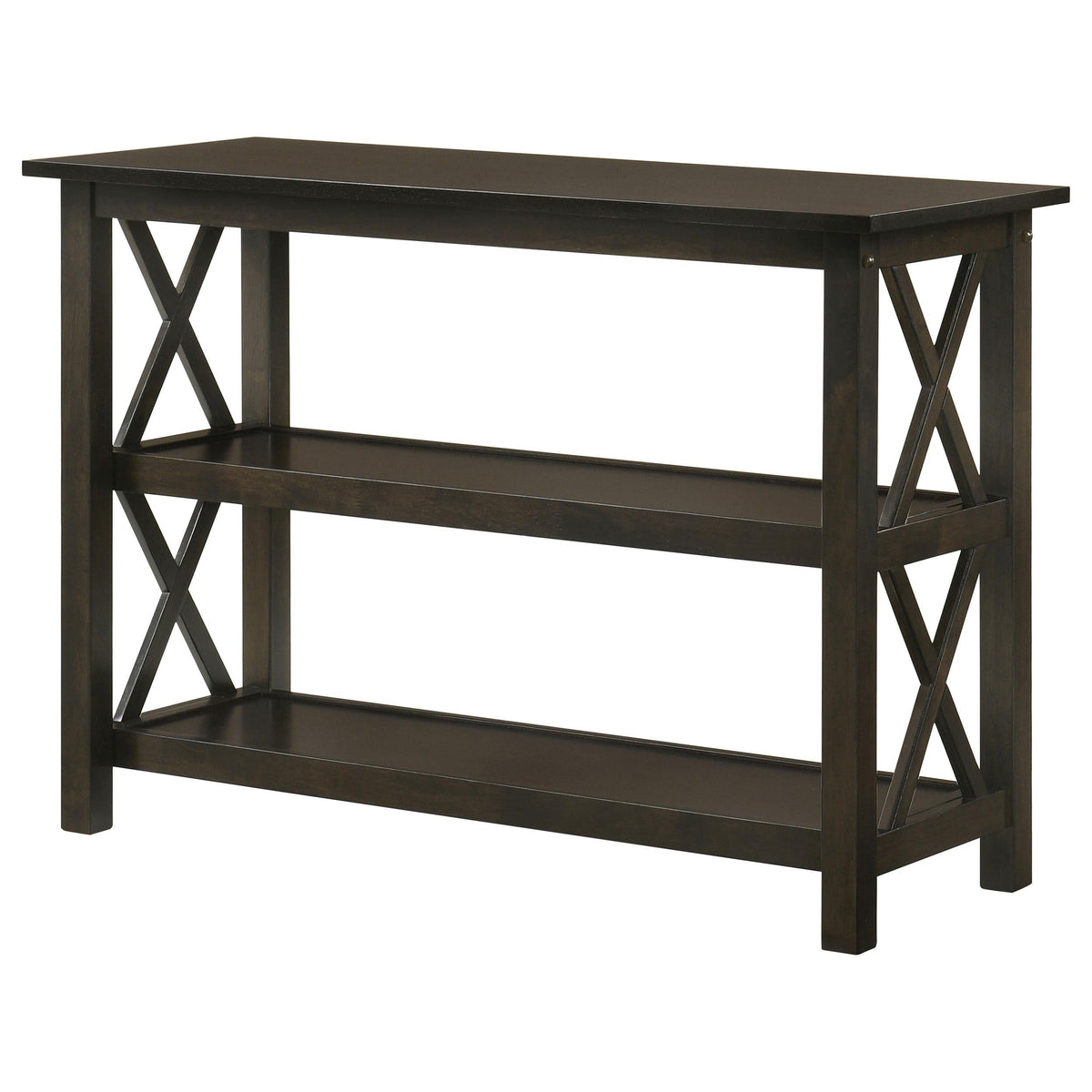 Rachelle Sofa Table in Dark Merlot - Coaster Furniture