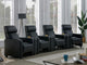 Toohey Theater Seating in Black - Coaster Furniture
