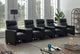 Toohey Theater Seating in Black - Coaster Furniture