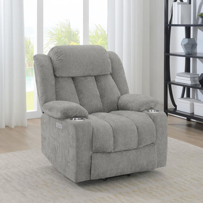 Houston Power Recliner - Grey