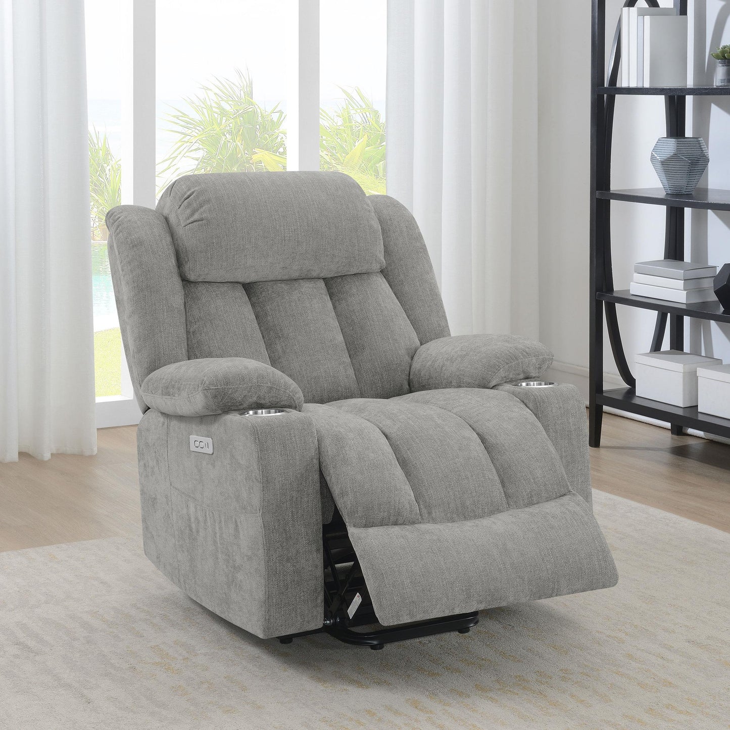 Houston Power Recliner - Grey