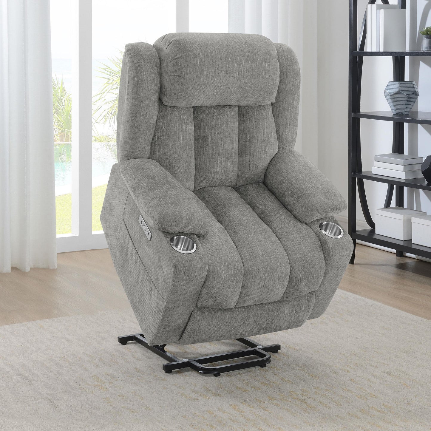 Houston Power Recliner - Grey