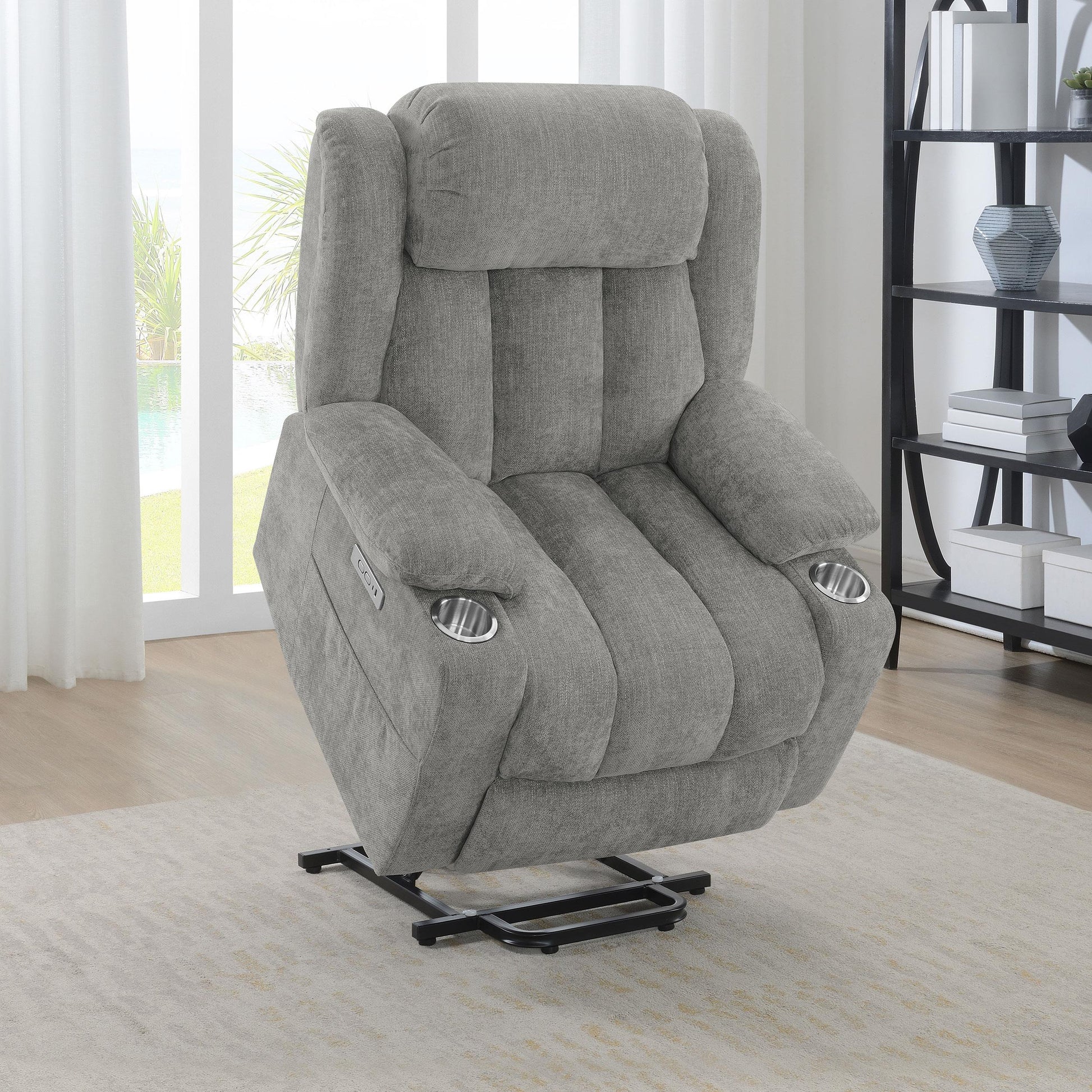 Houston Power Recliner - Grey