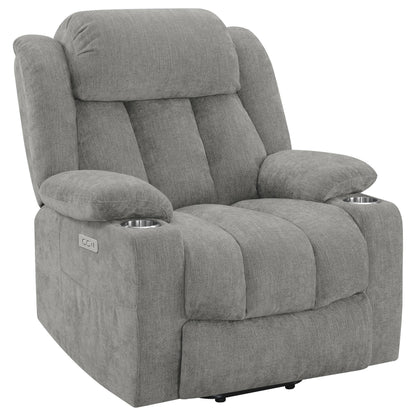 Houston Power Recliner - Grey