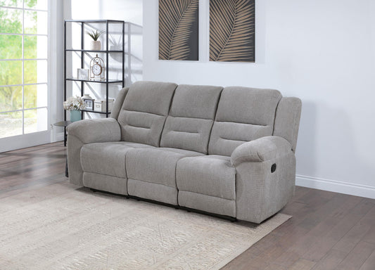 Gilson Motion Sofa in Grey - Coaster Furniture