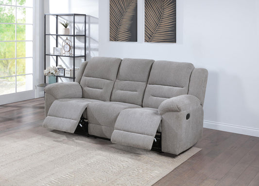 Gilson Motion Sofa in Grey - Coaster Furniture