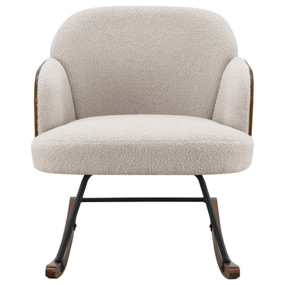 Paige Rocking Chair in Beige - Coaster Furniture