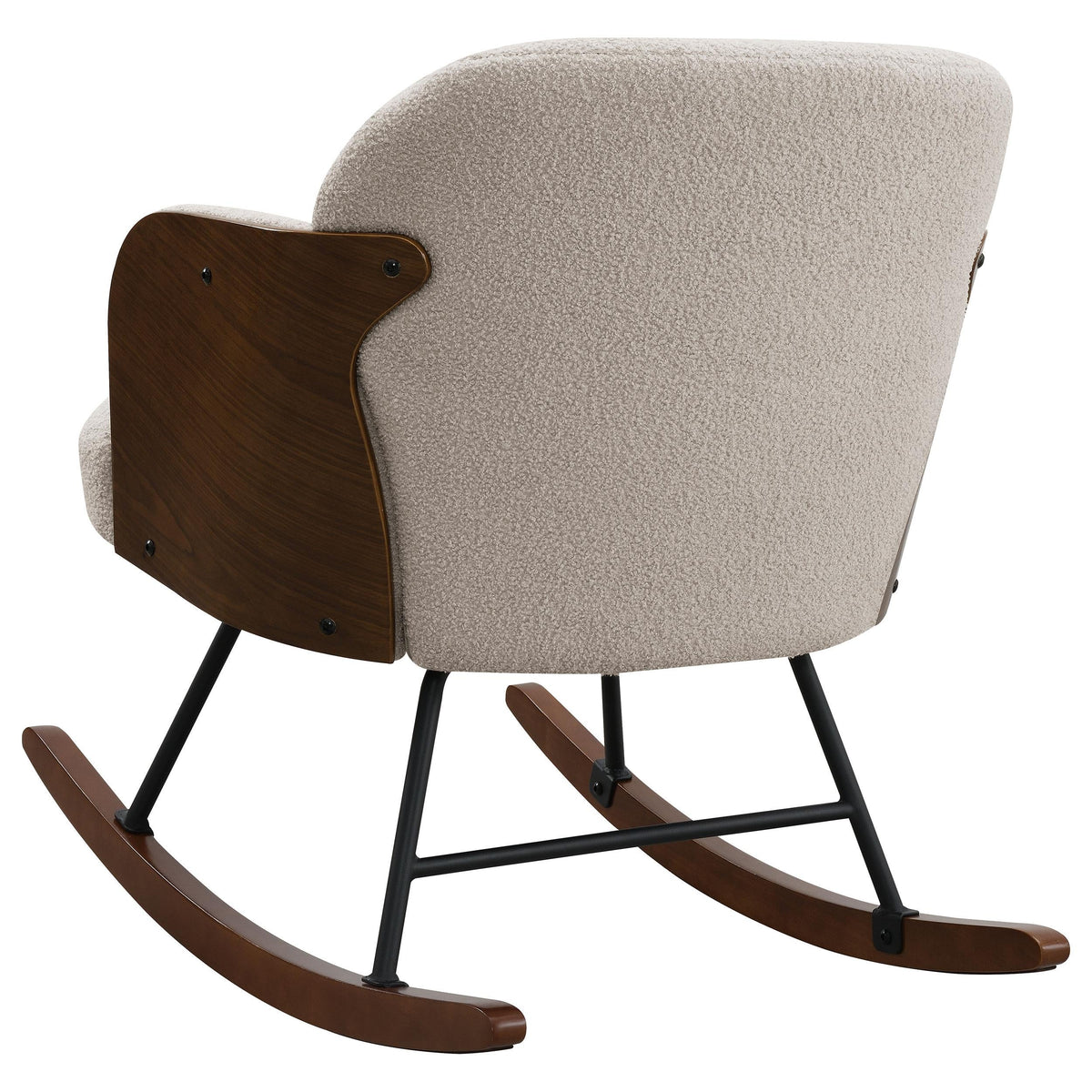 Paige Rocking Chair in Beige - Coaster Furniture