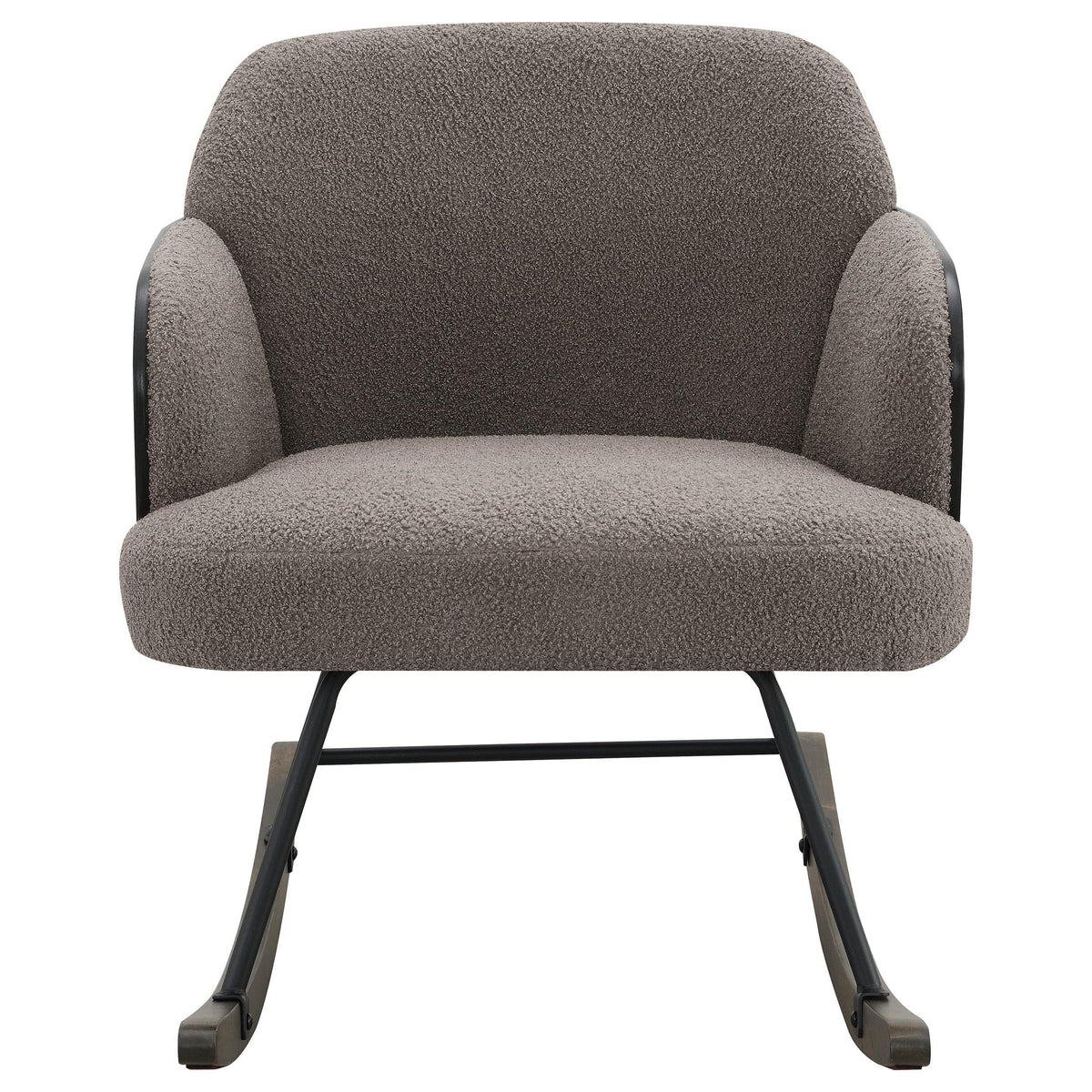 Paige Rocking Chair in Beige - Coaster Furniture