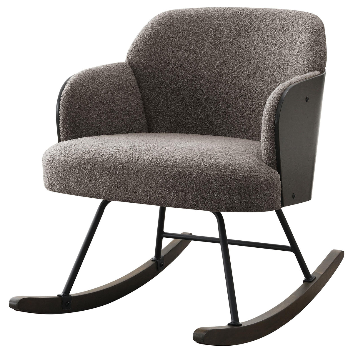 Paige Rocking Chair in Beige - Coaster Furniture