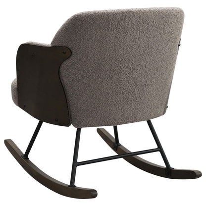 Paige Rocking Chair in Beige - Coaster Furniture