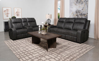 Raelynn Reclining 2-Piece Set in Grey - Coaster Furniture