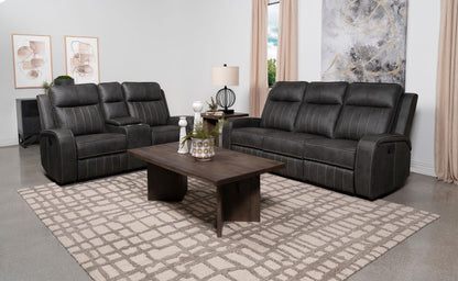 Raelynn Reclining 2-Piece Set in Grey - Coaster Furniture
