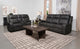 Raelynn Reclining 2-Piece Set in Grey - Coaster Furniture