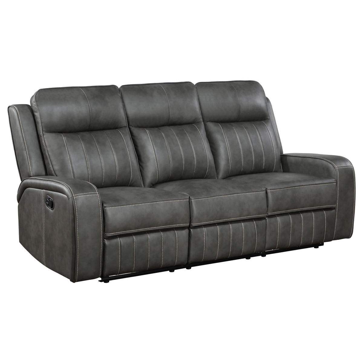 Raelynn Reclining 2-Piece Set in Grey - Coaster Furniture