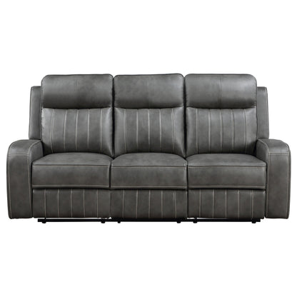 Raelynn Reclining 2-Piece Set in Grey - Coaster Furniture