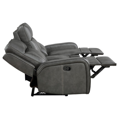 Raelynn Reclining 2-Piece Set in Grey - Coaster Furniture