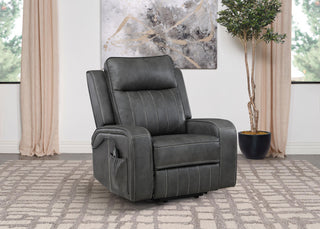 Raelynn Power Recliner in Grey - Coaster Furniture