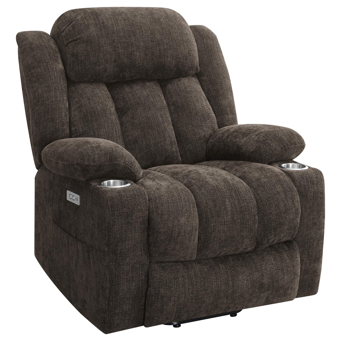 Houston Power Recliner - Dark Brown